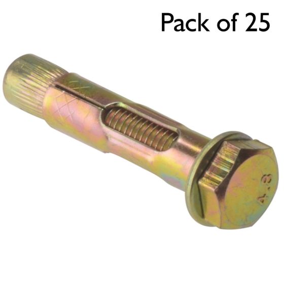 Sleeve Anchor - Loose Bolt, Size: M12 x 100 - Pack of 25