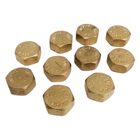 3/4"Inch Water Only Compression Blanking Nut Cover Cap (pack of 10)