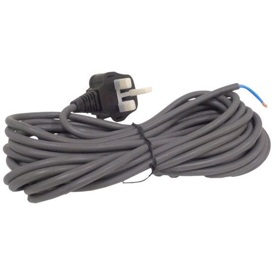 Mains Power Cable 7m - 2 core - UK Fitted 13Amp Plug fits Vacuum Cleaners