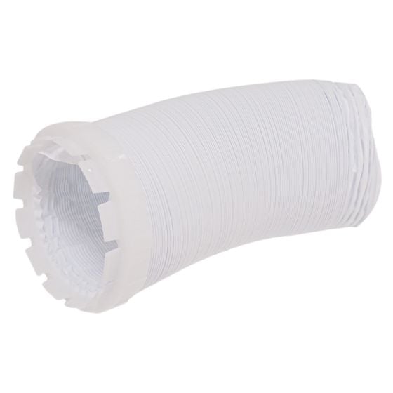 Extractor Vent Hose 1.6m & Adaptor Ring fits Tumble Dryers & Extractor Appliances - C00149418