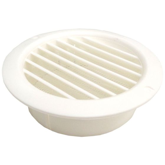 Wall Venting Outlet Grill 100mm Dia Suitable for Home Domestic Extractor Applications