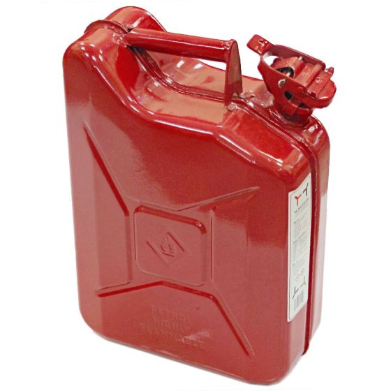 Steel Jerry Can (Jerrican) - 10 Litre - Red