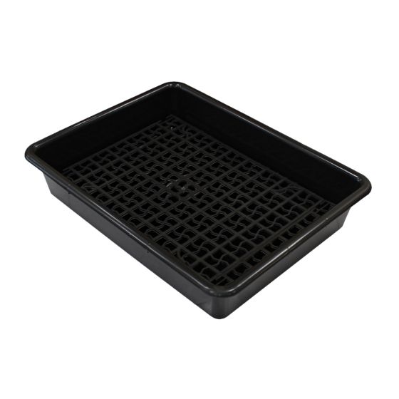 Drum Drip Tray fits 2 x 25L Drums 64x49x12cm with Removable Grid Base