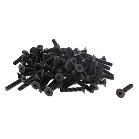 Black Countersunk Socket Screws M6X30 100 Pack, Grade 10.9 - 955856