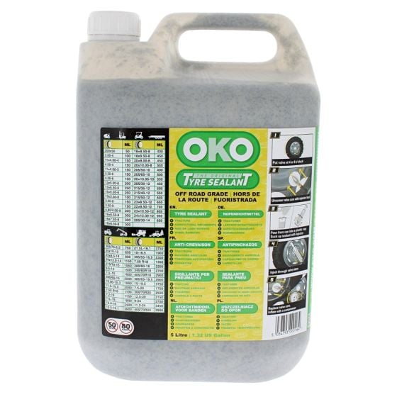 Off Road Tyre Sealant and Instant Repair - 5 Litre Bottle