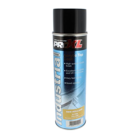 Proxl Industrial - Acrylic Topcoat Aerosol - New Holland Yellow (500ML)