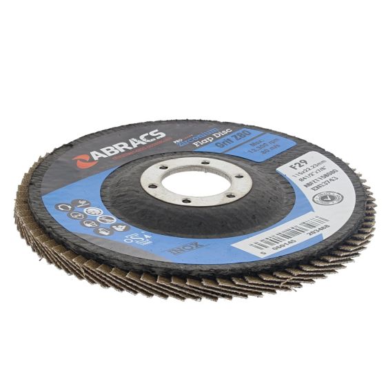 Zirconium Flap Disc 115mm x 22mm Hole - 80 Grit