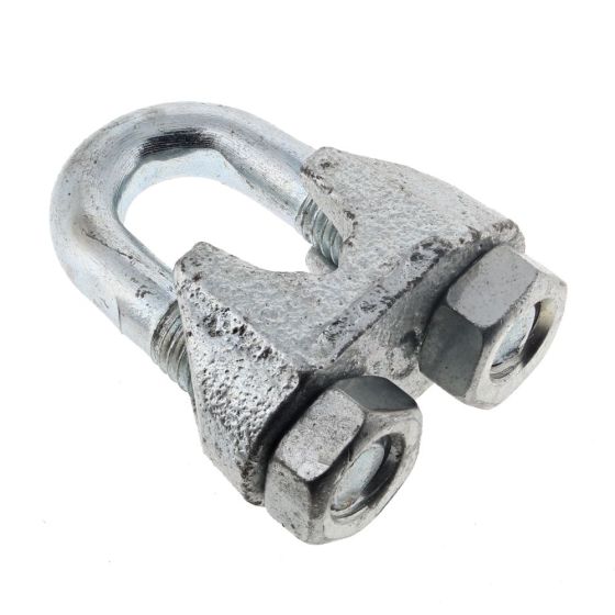 Untested Galvanised Wire Rope Grips - Available in a Range of Sizes