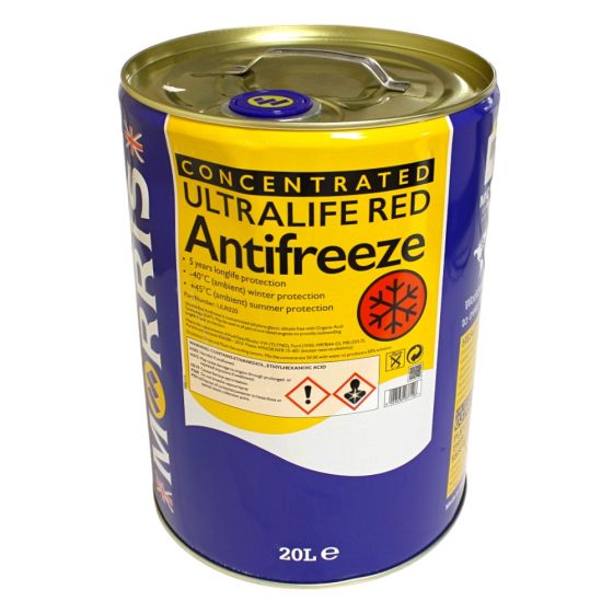 Ultra Life Red Antifreeze - 20 Litres