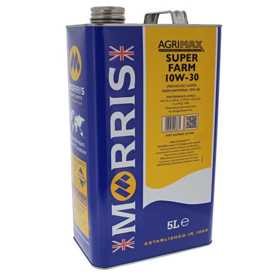  Morris 10W-30 Universal Agrimax Super Farm Tractor Oil - 5 Litre