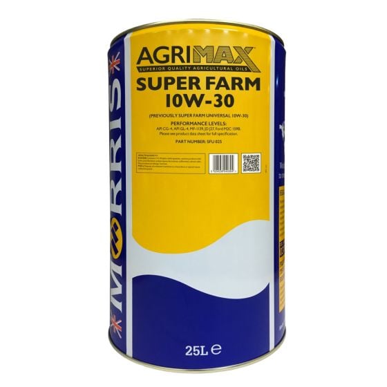 Morris 10W-30 Universal Agrimax Super Farm Tractor Oil - 25 Litre