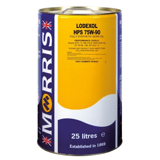 Morris Lodexol HPS SAE 75W-90 Gear Oil - 25 Litre