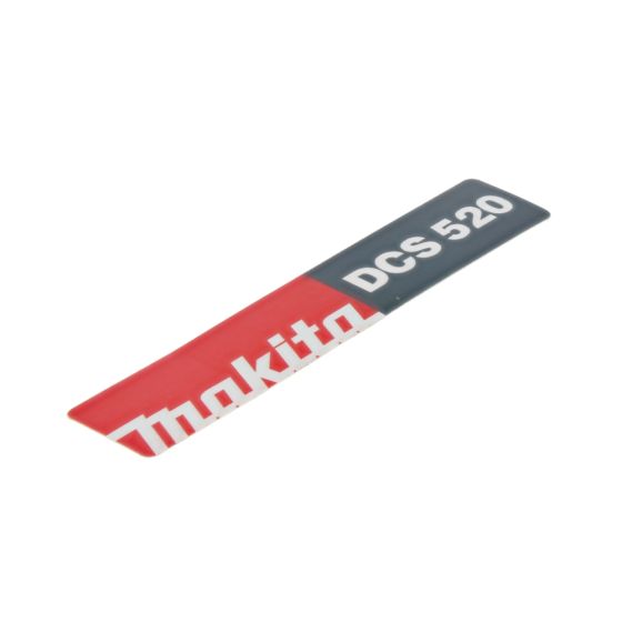 Label for Makita DCS520-38, DCS520-45 Chainsaws - 980114391