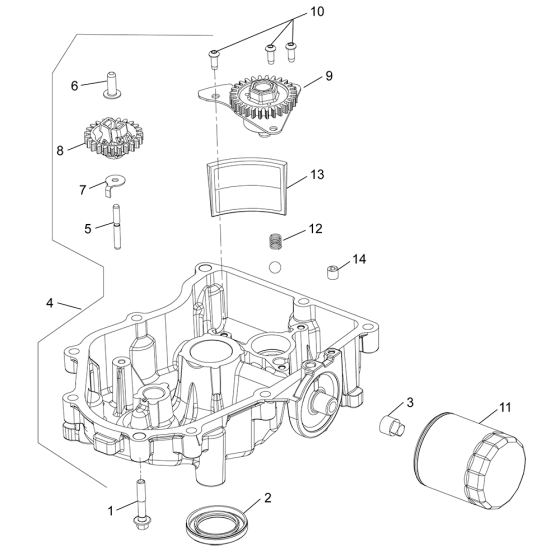 Lubrication for Kohler KT735 Engines