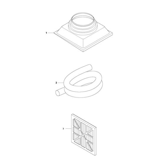 Accessories for Husqvarna A 2000 Air Cleaner