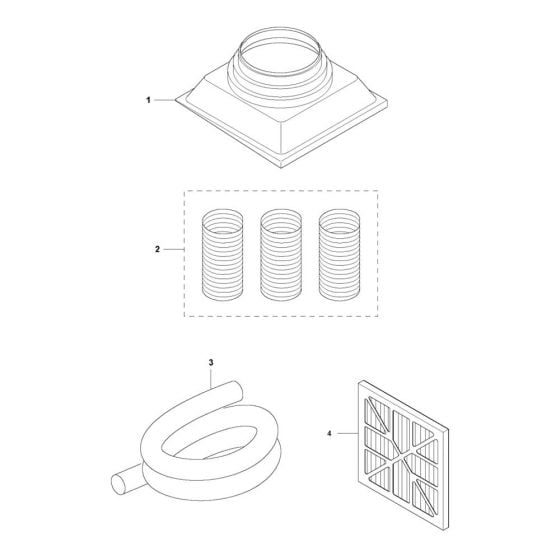 Accessories for Husqvarna A 600 Air Cleaner