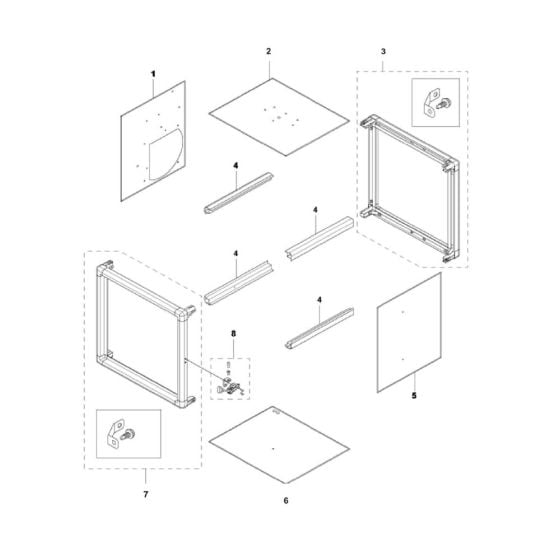 Housing Assembly for Husqvarna A 600 Air Cleaner