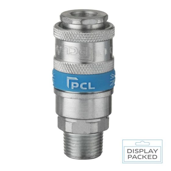 PCL Airflow Coupling Male Thread R 3/8" (D/PK) - AC21EM05