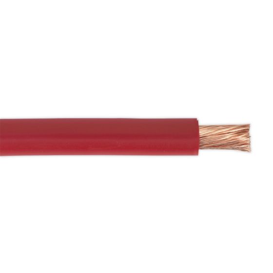 Automotive Starter Cable 196/0.40mm 25mm(sq) 170A 10mtr Red Sealey Part No. AC25SQRE