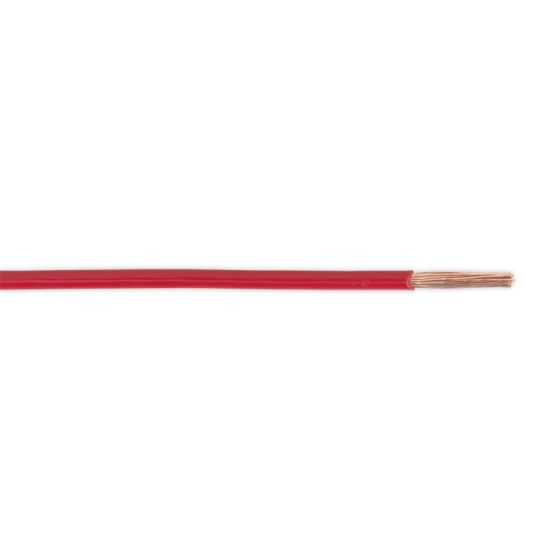 Automotive Cable Thin Wall Single 2mm(sq) 28/0.30mm 50mtr Red Sealey Part No. AC2830RE