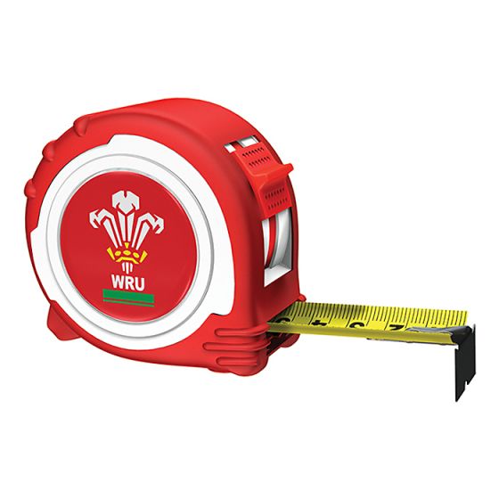 Official Welsh Rugby Tape Red / White 5m/16ft (Width 25mm) by Advent - ATM4-5025WRFU