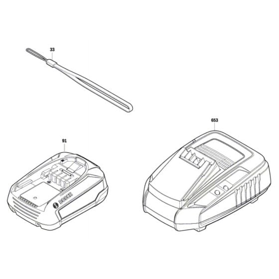 Cordless NanoBlade Saw Assembly for Bosch AdvancedCut 18