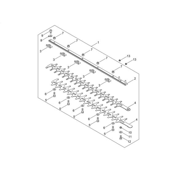 Cutting Blade for Shindaiwa AH236S-LW Extended Reach Hedgetrimmer