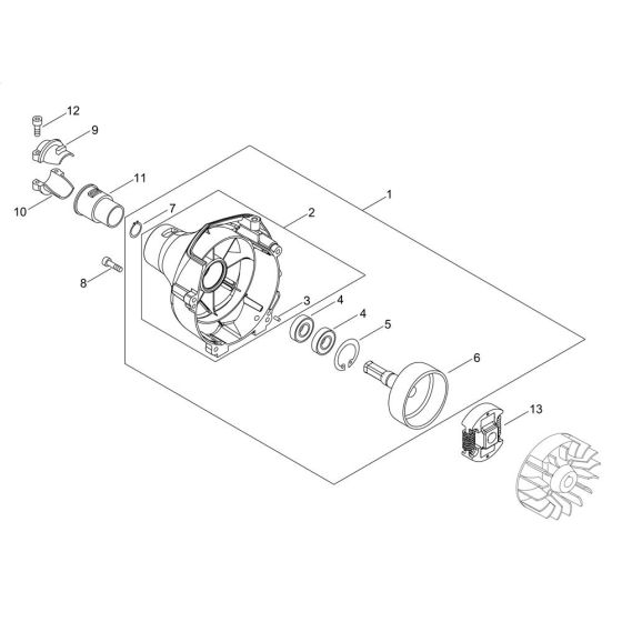 Clutch for Shindaiwa AH236S-LW Extended Reach Hedgetrimmer