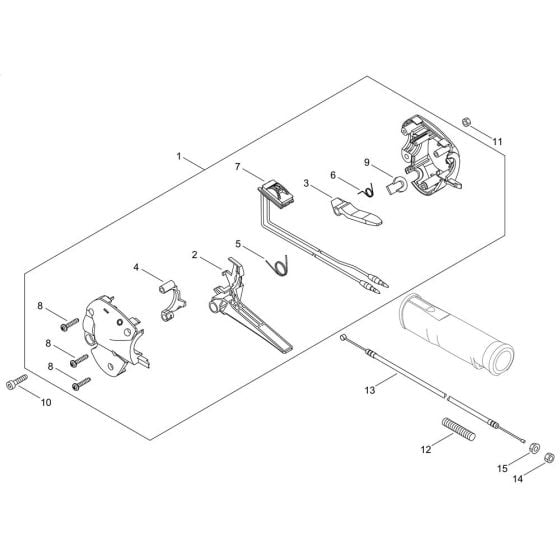 Throttle for Shindaiwa AH262S-HD Extended Reach Hedgetrimmer