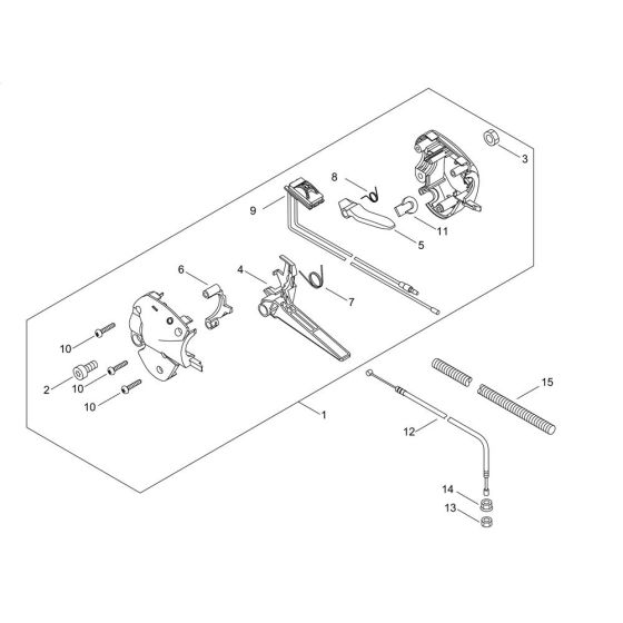 Throttle for Shindaiwa AH265S-HD Extended Reach Hedgetrimmer