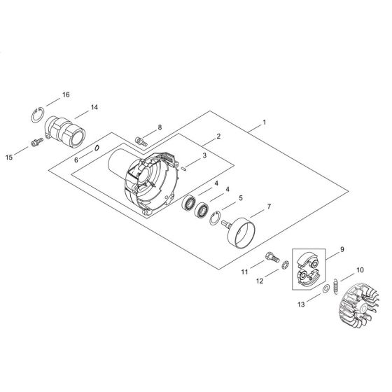 Clutch for Shindaiwa AH265S-HD Extended Reach Hedgetrimmer