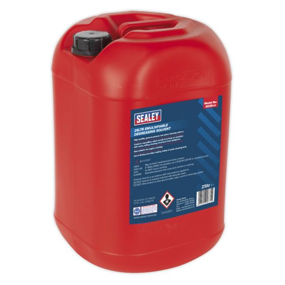 Degreasing Solvent Emulsifiable 25ltr Sealey Part No. AK25