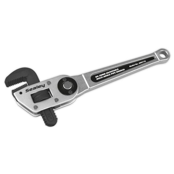 Adjustable Multi-Angle Pipe Wrench Dia.9-38mm Sealey Part No. AK5115