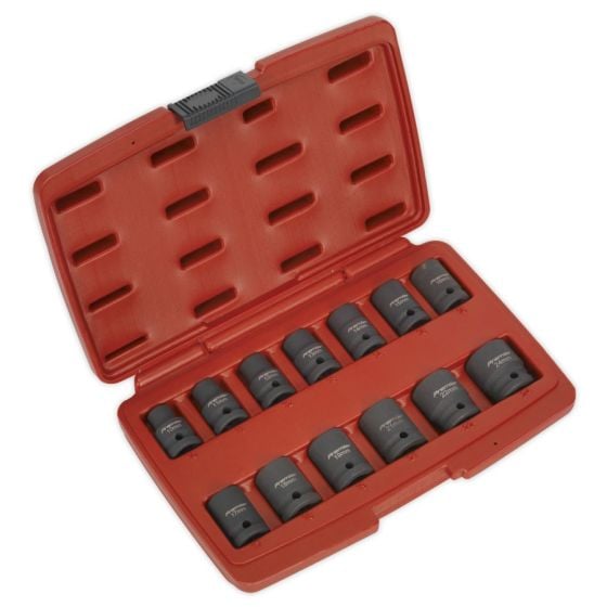 Impact Socket Set 13pc 1/2"Sq Drive Total Drive Sealey Part No. AK5613TD