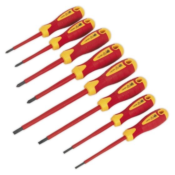 Screwdriver Set 8pc VDE Approved Sealey Part No. AK6124