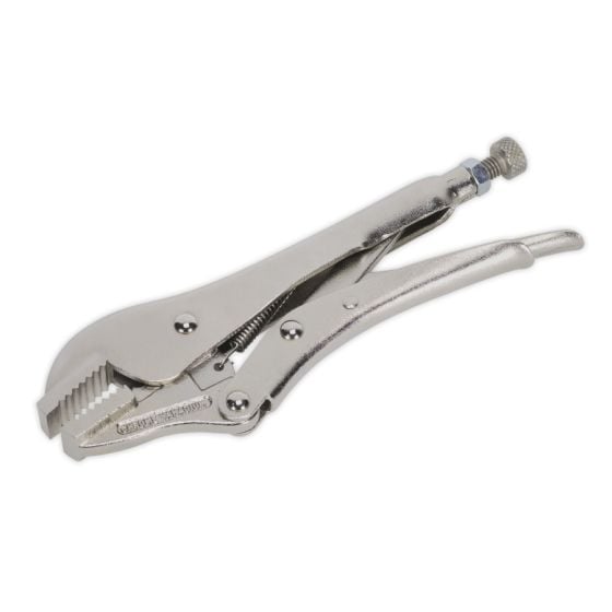 Locking Pliers Straight Jaws 185mm 0-30mm Capacity Sealey Part No. AK6822