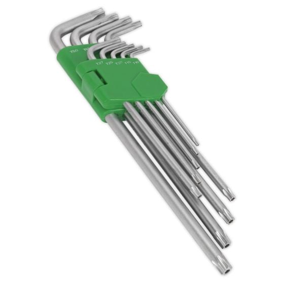 Security TRX-Star Key Set 9pc Extra-Long Sealey Part No. AK7163