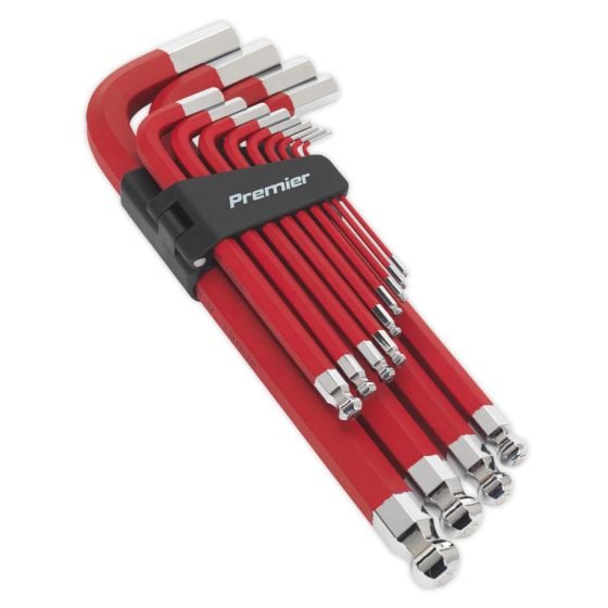 Jumbo Ball-End Hex Key Set 13pc Anti-Slip - Metric Sealey Part No. AK7187