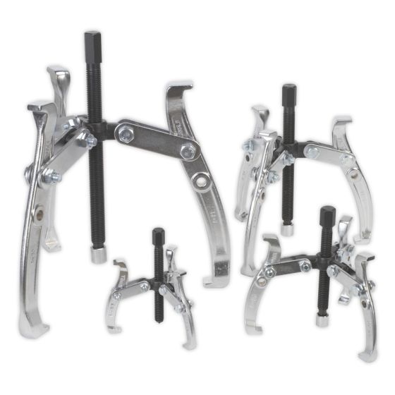 Gear Puller Set 4pc Triple Leg Sealey Part No. AK79