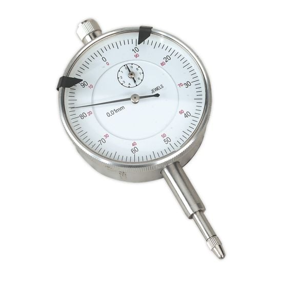 Dial Gauge Indicator 10mm Travel Metric Sealey Part No. AK961M