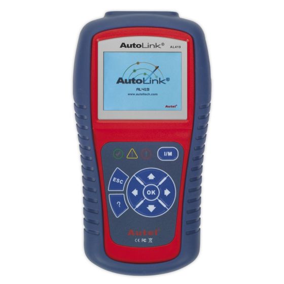 Autel EOBD Code Reader - Live Data, Tech Tips Sealey Part No. AL419