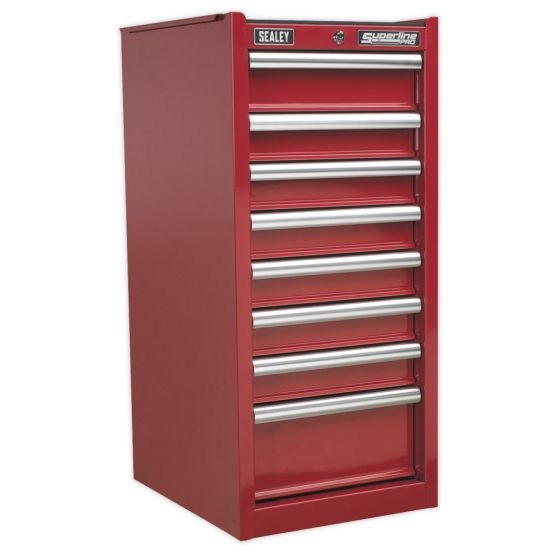 Hang-On Chest 8 Drawer with Ball Bearing Slides - Red Sealey Part No. AP33589