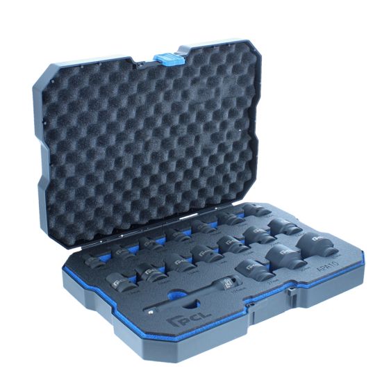 PCL 18 Piece Impact Socket Set (Standard Depth), 1/2" Drive - APA10