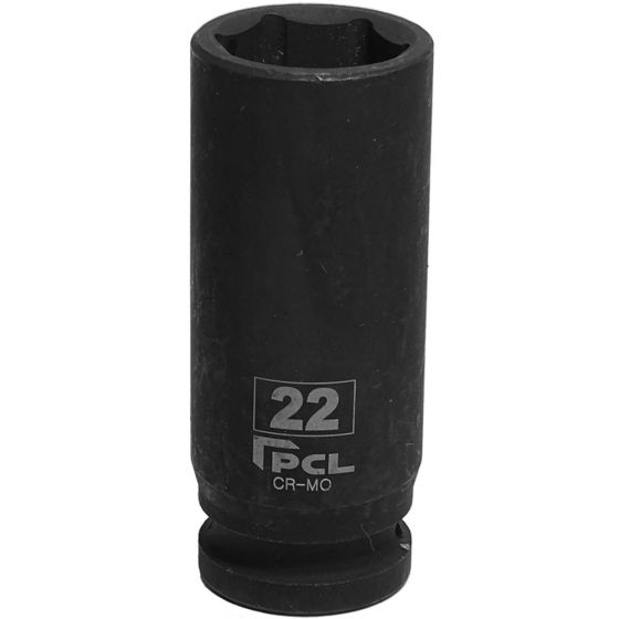 PCL 22mm A/F, D/Impact Socket, 1/2" Drive - APA11/22