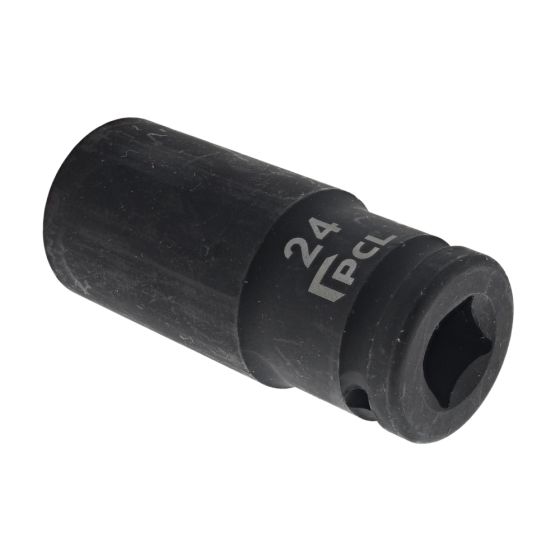 24mm A/F, D/Impact Socket, 1/2" Drive