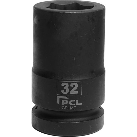 PCL 32mm A/F, D/Impact Socket, 1" Drive - APA40/32