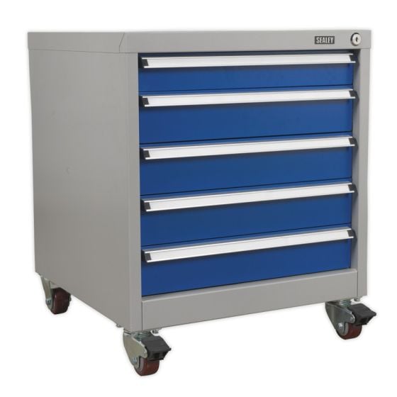 Mobile Industrial Cabinet 5 Drawer Sealey Part No. API5657A