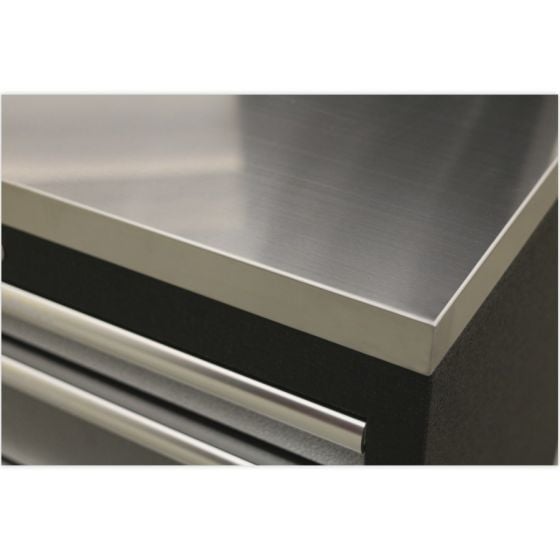 Stainless Steel Worktop 1360mm Sealey Part No. APMS50SSB