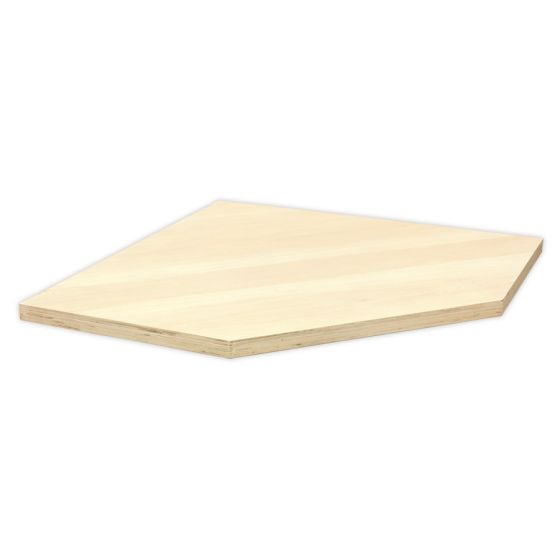 Pressed Wood Worktop for Modular Corner Cabinet 865mm Sealey Part No. APMS60PW