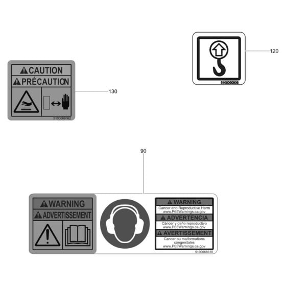 Decals for Wacker APS1135e Forward Plate Compactor